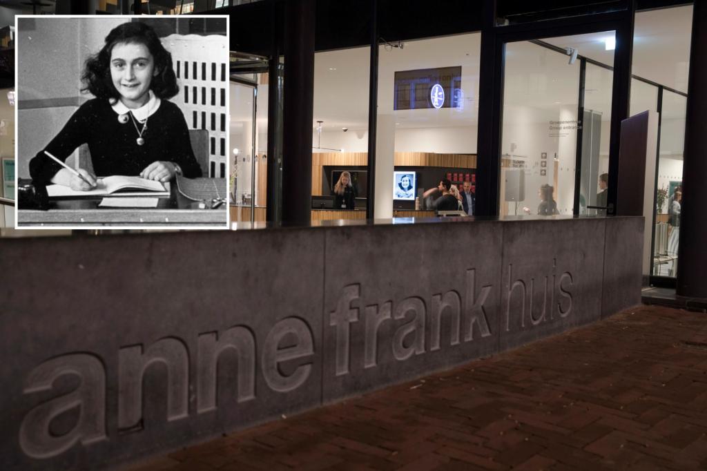Man gets 2 months in prison for projecting antisemitic conspiracy theory onto Anne Frank House Museum