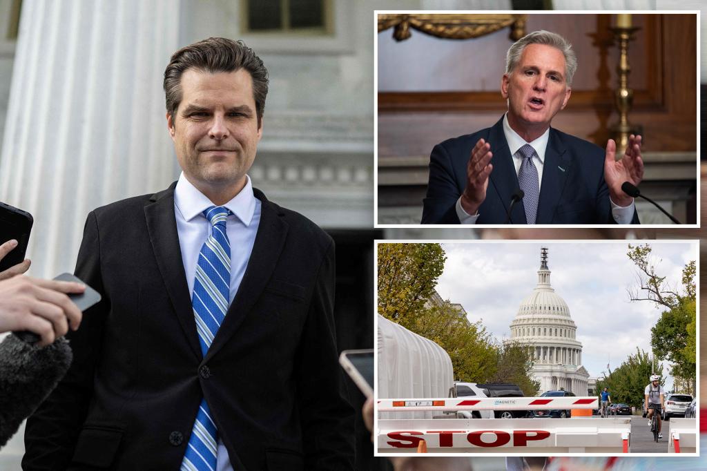 McCarthy brushes off Matt Gaetz threat to oust him after for teaming up with Dems to avert shutdown