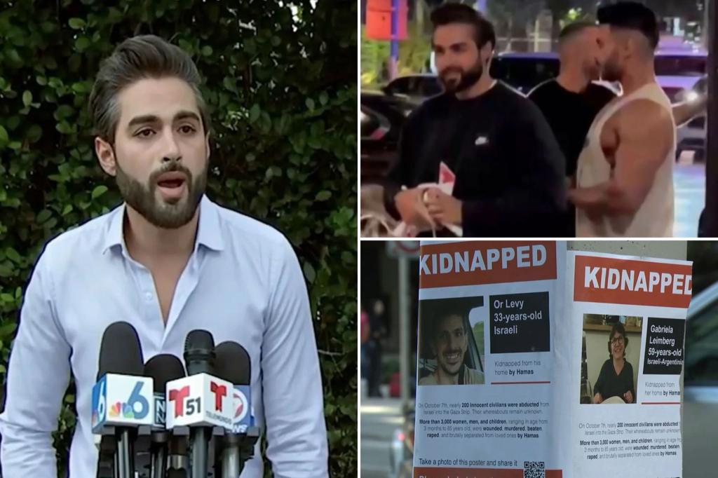 Miami dentist fired for tearing down Israeli hostage posters claims he was promoting ‘peace,’ wants old job back
