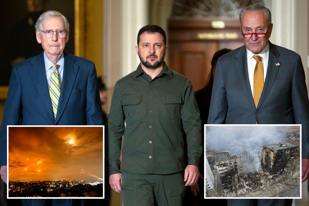 Mitch McConnell, Chuck Schumer prep Israel, Ukraine aid package with House in limbo