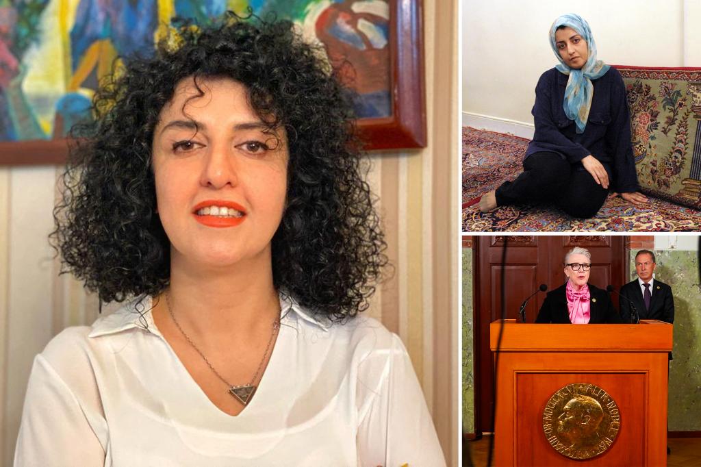 Narges Mohammadi wins the Nobel Peace Prize for fighting the oppression of women in Iran