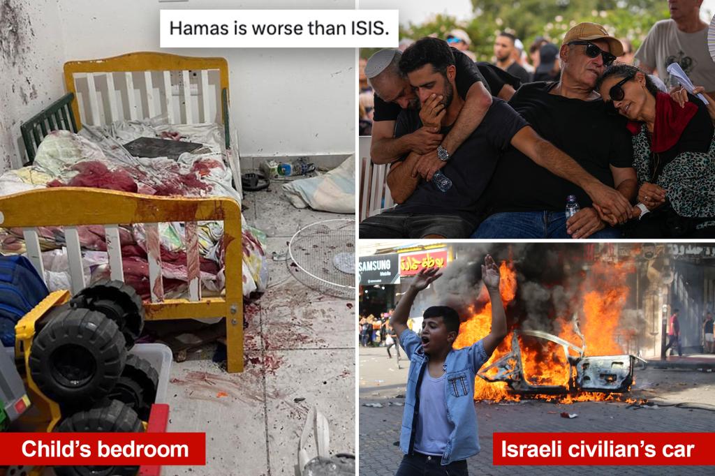 Netanyahu shares gruesome photo of bloody child’s bed as Israel forms emergency government: ‘Hamas is worse than ISIS’