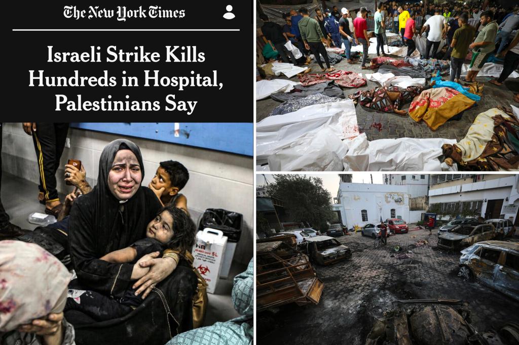 New York Times admits it relied too heavily on Hamas claims in Gaza hospital attack coverage