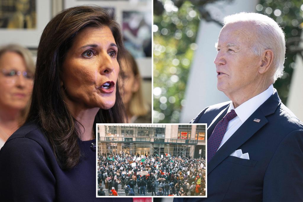 Nikki Haley rips Biden over antisemitism on college campuses — and vows to fix it
