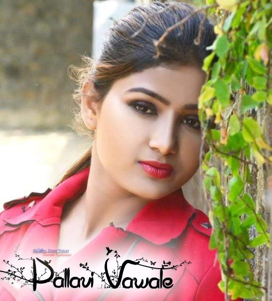 Actress Pallavi Vawale in Red Outfit