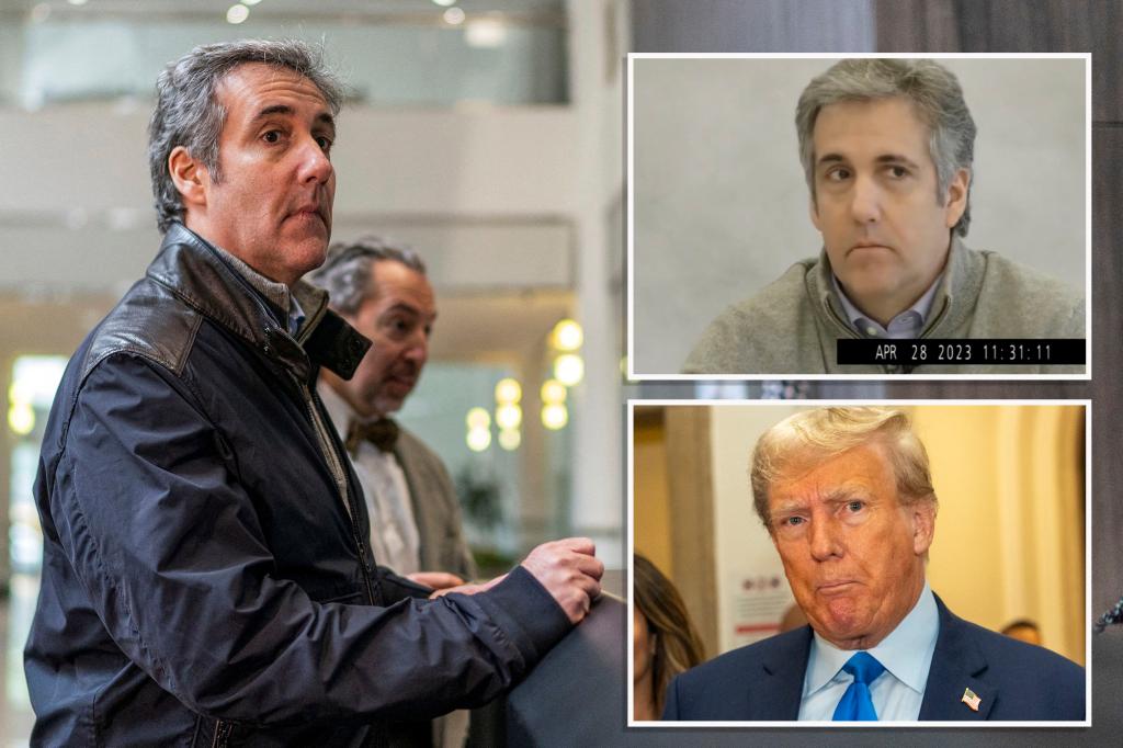 Part of Michael Cohen’s potentially damning video deposition released in Trump civil fraud case