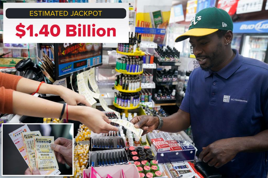 Powerball jackpot up to $1.4 billion after no one matches all the numbers and hits it rich