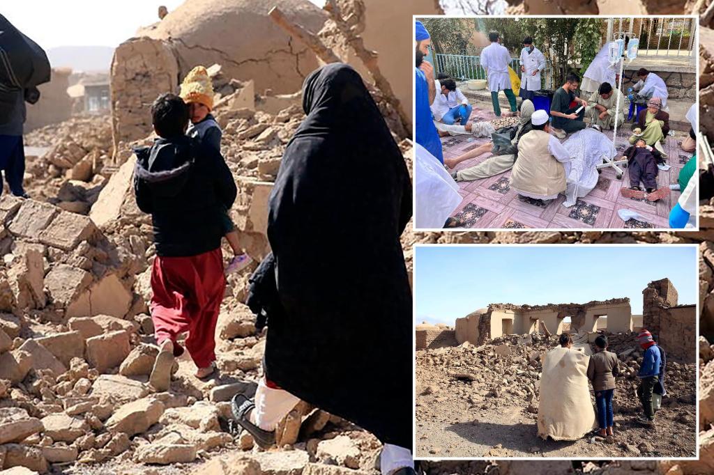 Powerful earthquake shakes west Afghanistan a week after devastating quakes hit same region