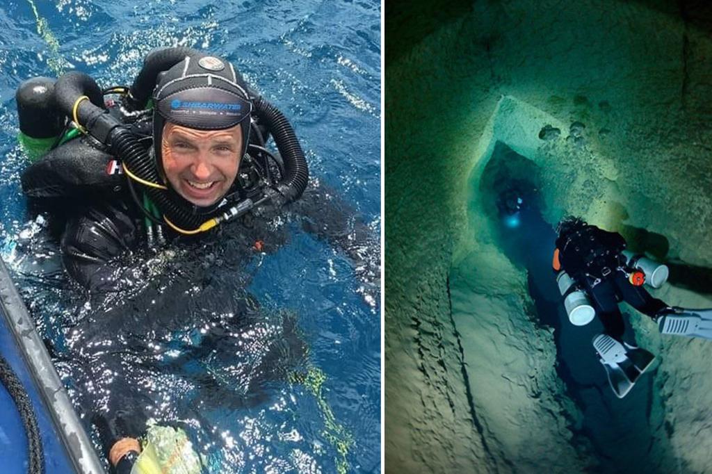 Renowned diver Brett Hemphill dies in Texas cave where he set US record one decade ago