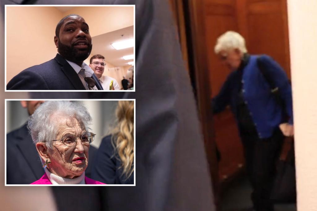 Rep. Virginia Foxx scolds reporters and House colleague blocking her exit: ‘Get away from the damned elevator’