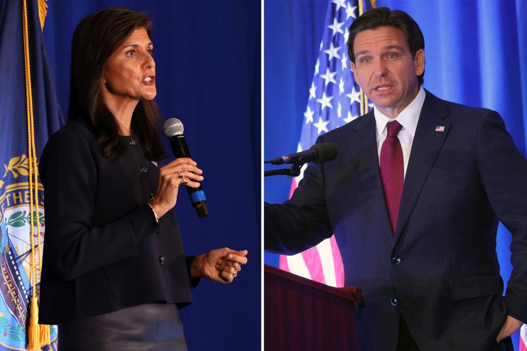 Ron DeSantis and Nikki Haley’s Gaza refugee fight spills onto airwaves with duelings ads