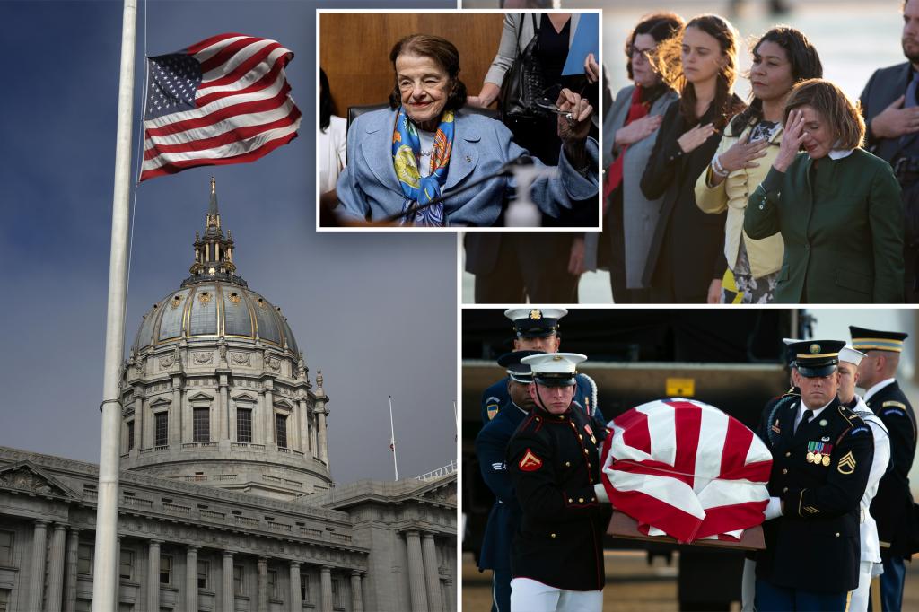 San Francisco will say goodbye to Dianne Feinstein as her body lies in state at City Hall