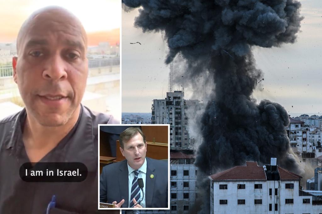 Sen. Cory Booker, Rep. Dan Goldberg describe Hamas attack from Israel: ‘Angered and heartbroken’