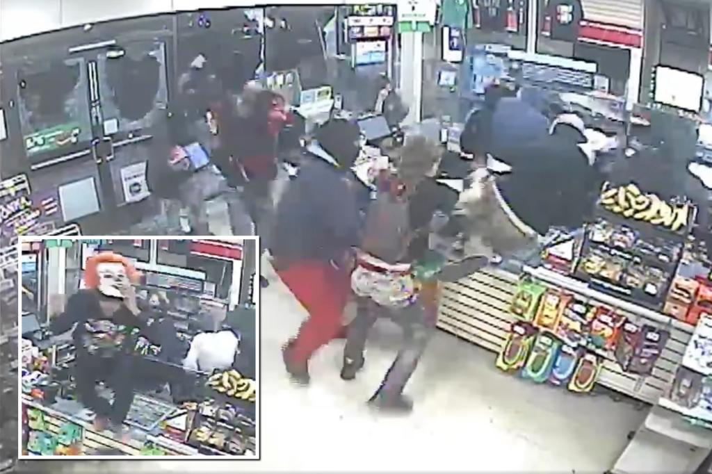 Shocking video shows large group pillage California 7-Eleven after street takeover