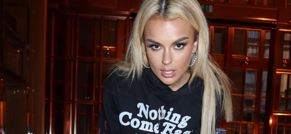 Singer Tallia Storm Rocks Halloween In Pamela Anderson’s ‘Barb Wire’ Costume