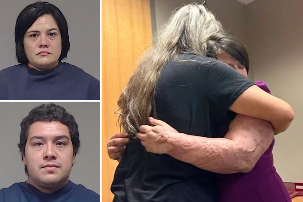 Texas mom Alicia Calderon tortured woman by locking her in dog cage, pouring boiling water on her: prosecutors