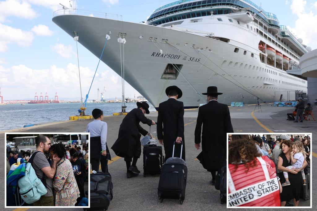 Thousands of Americans stranded in Israel evacuated by cruise ship