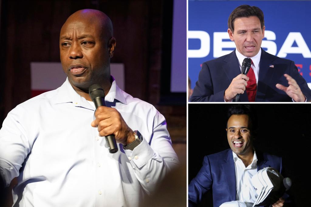 Tim Scott rips Ron DeSantis, Vivek Ramaswamy as ‘Joe Biden wing’ of GOP