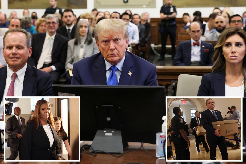 Trump scowls as lawyers claim he pumped up net worth for spot on ‘Forbes billionaire list’ during NY civil fraud trial