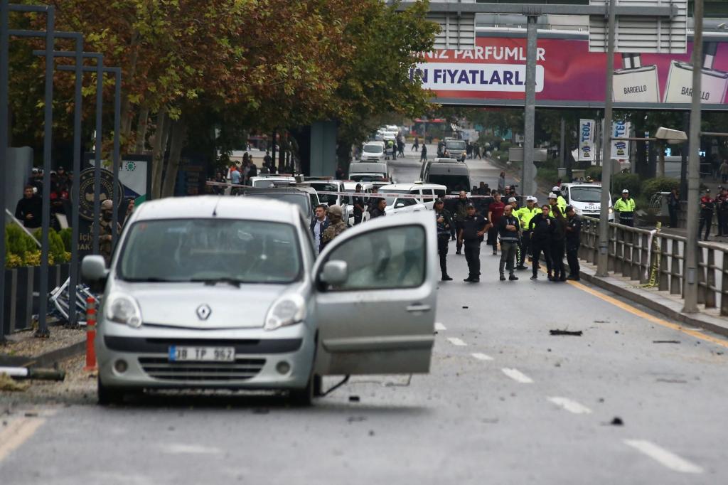 Turkey says ‘terrorists’ carried out bomb attack near government building
