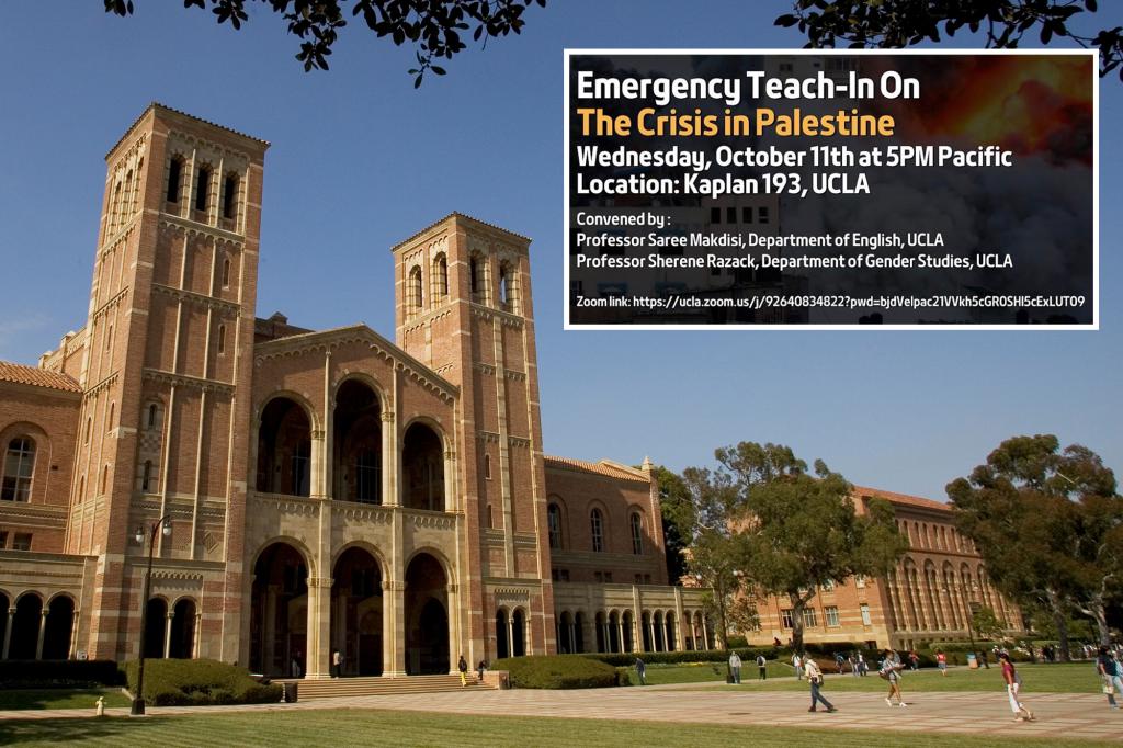 UCLA professors led panel calling Israel ‘settler colonial society’ this week