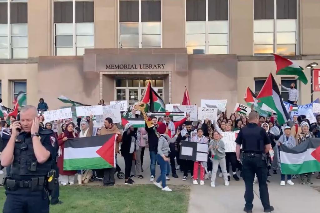 University of Wisconsin won’t condemn pro-Hamas protesters chanting ‘glory to the murders’