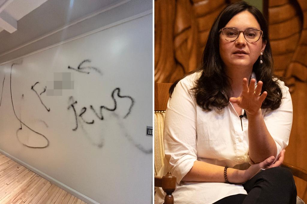 Vile antisemitic graffiti scrawled outside ‘How to Fight Anti-Semitism’ author Bari Weiss’ office