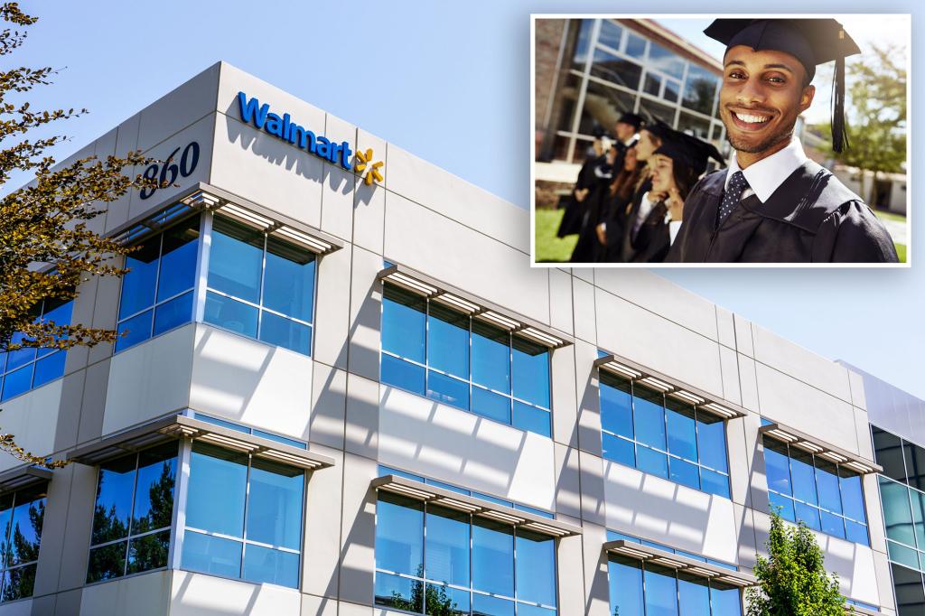 Walmart to ditch degree requirements for hundreds of corporate jobs to help eliminate ‘unnecessary barriers’