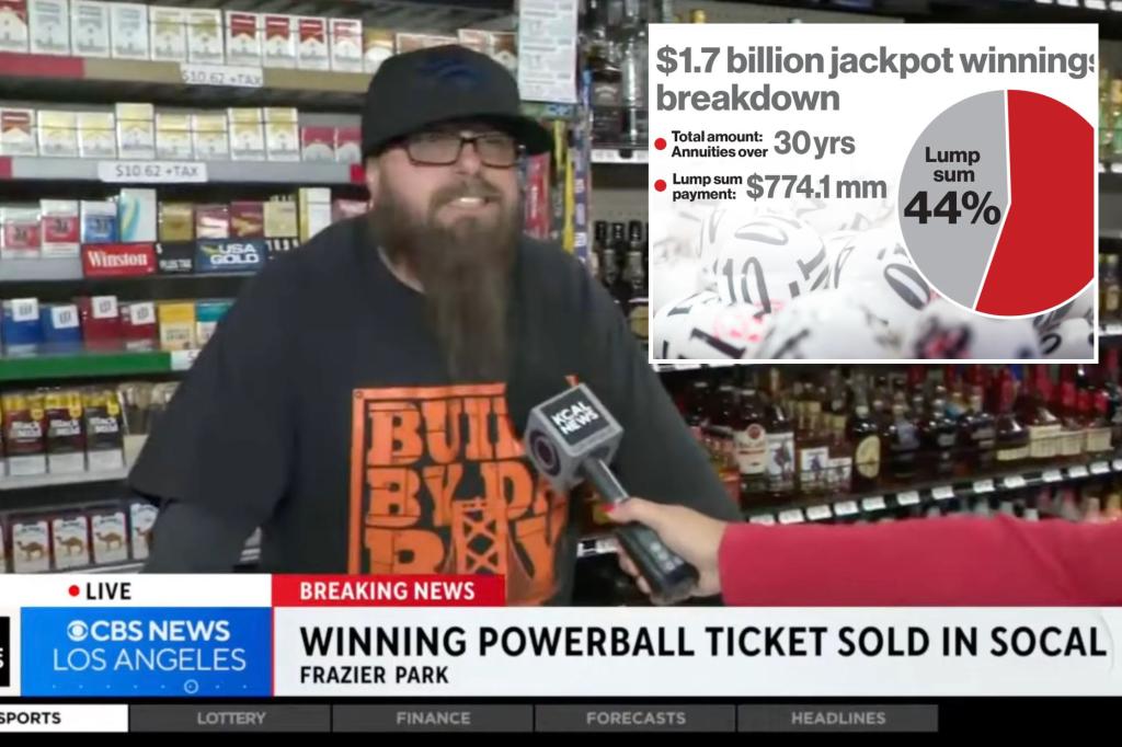 Winner of $1.7B Powerball jackpot could take home lowest lump sum in 20 years at 44% payout