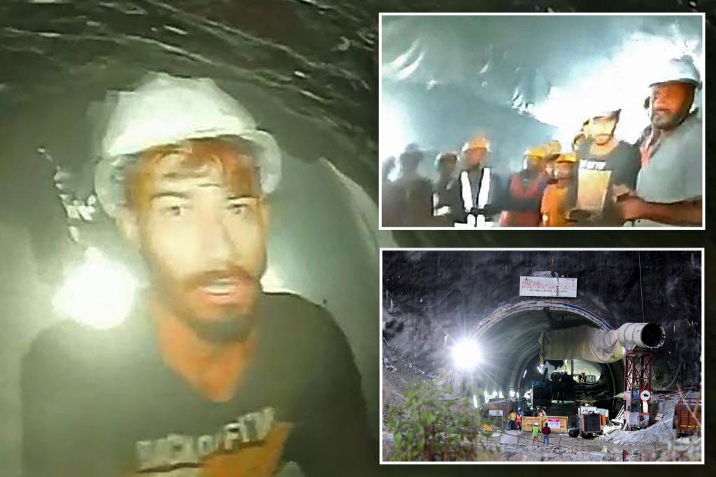 41 workers stuck in a tunnel in India for 10th day given hot meals as rescue operation shifts gears