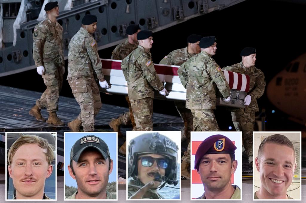 5 Army special operations soldiers killed in Mediterranean Sea helicopter crash identified