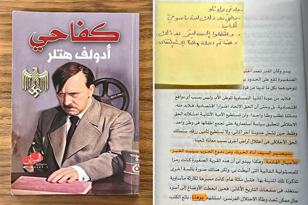 Arabic copy of Adolf Hitler’s ‘Mein Kampf’ found inside child’s room in Gaza