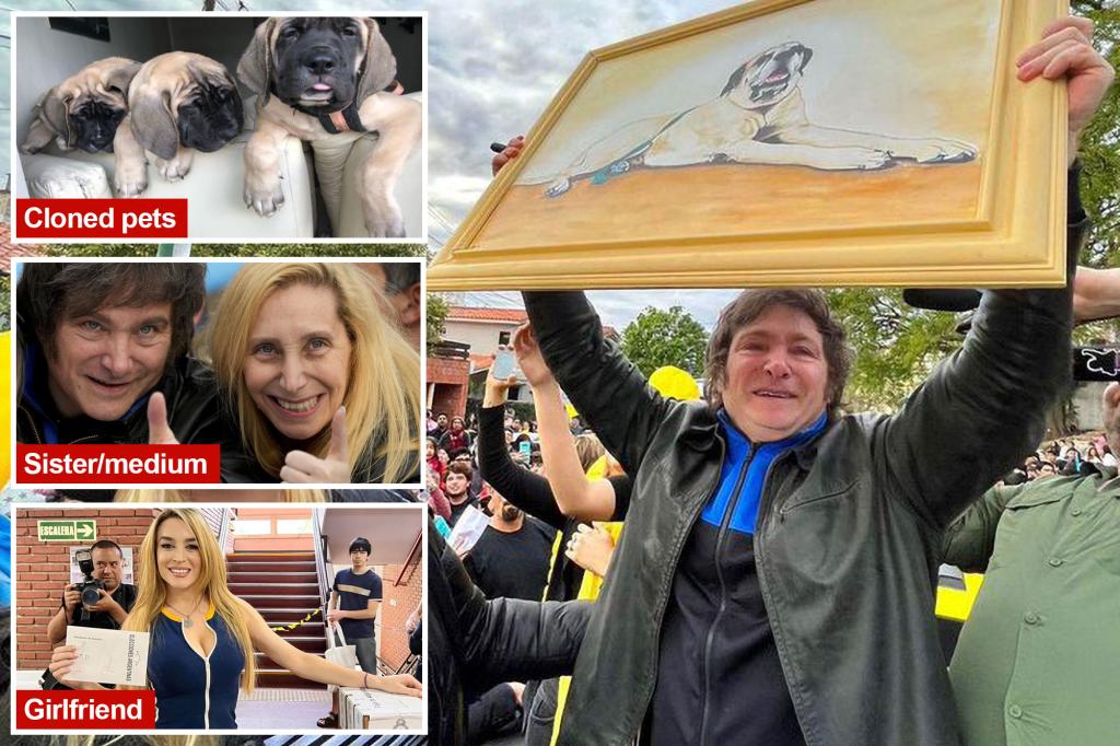 Argentina elects libertarian economist Javier Milei, who cloned his dog, as president