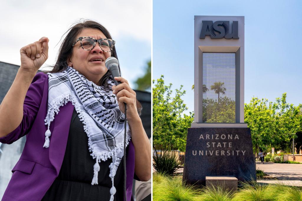 Arizona State University cancels event with Rashida Tlaib after she defended genocidal call against Jews