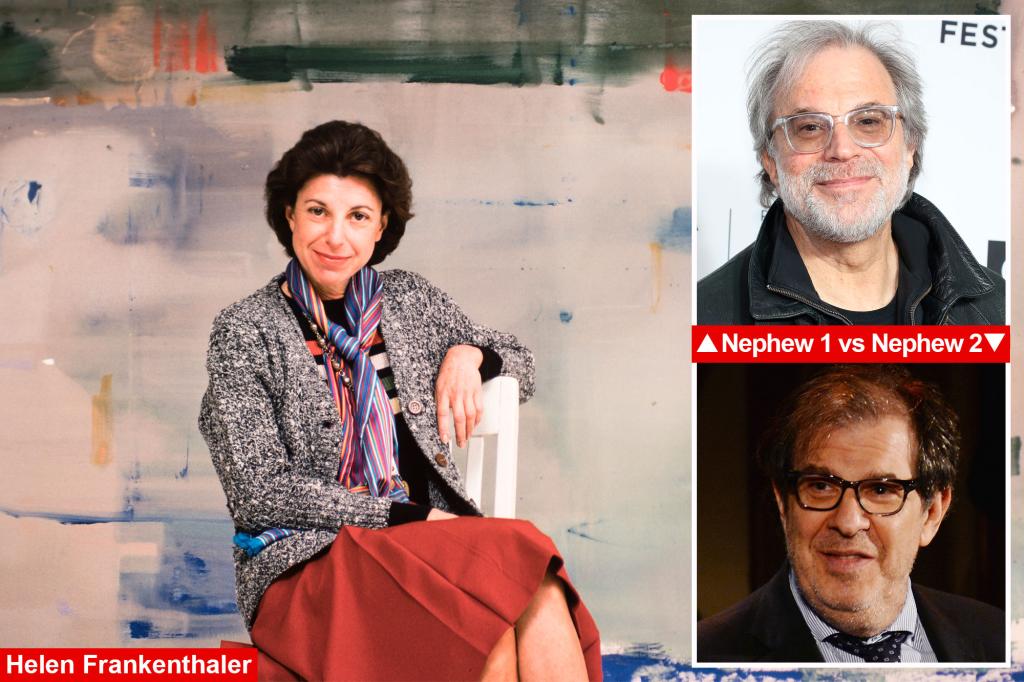 Artist Helen Frankenthaler’s relatives accused of ‘grabstract expressionism’