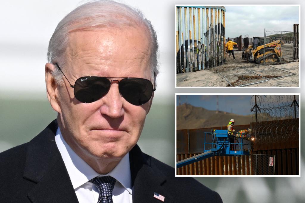 Biden admin to spend $950M on border wall repairs, upgrades after campaign promise to not build ‘another foot’