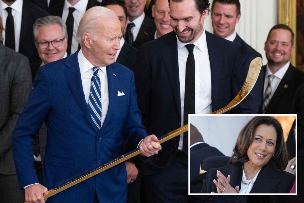 Biden again calls VP ‘President Harris’ at Stanley Cup celebration