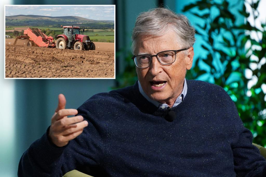 Bill Gates buying up land, threatening small farms under guise of saving planet, author claims