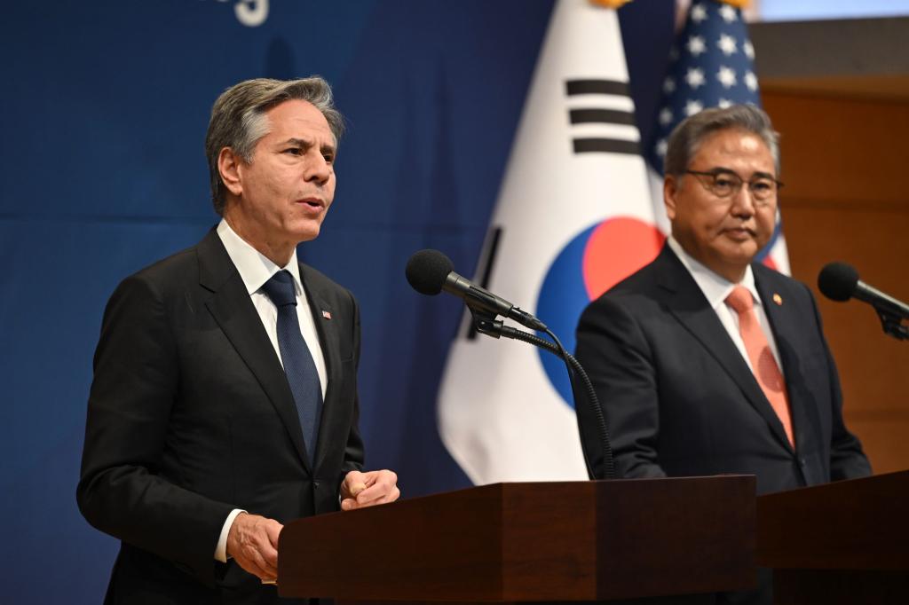 Blinken and South Korea’s foreign minister share ‘profound’ concerns over Russia-North Korea military ties