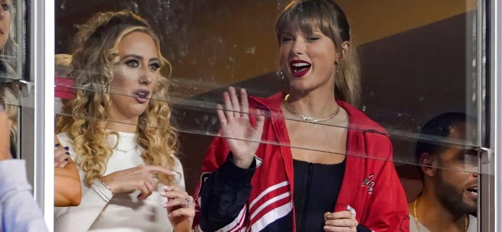 Brittany Mahomes Sips Champagne With Taylor Swift — See The Adorable Photos!