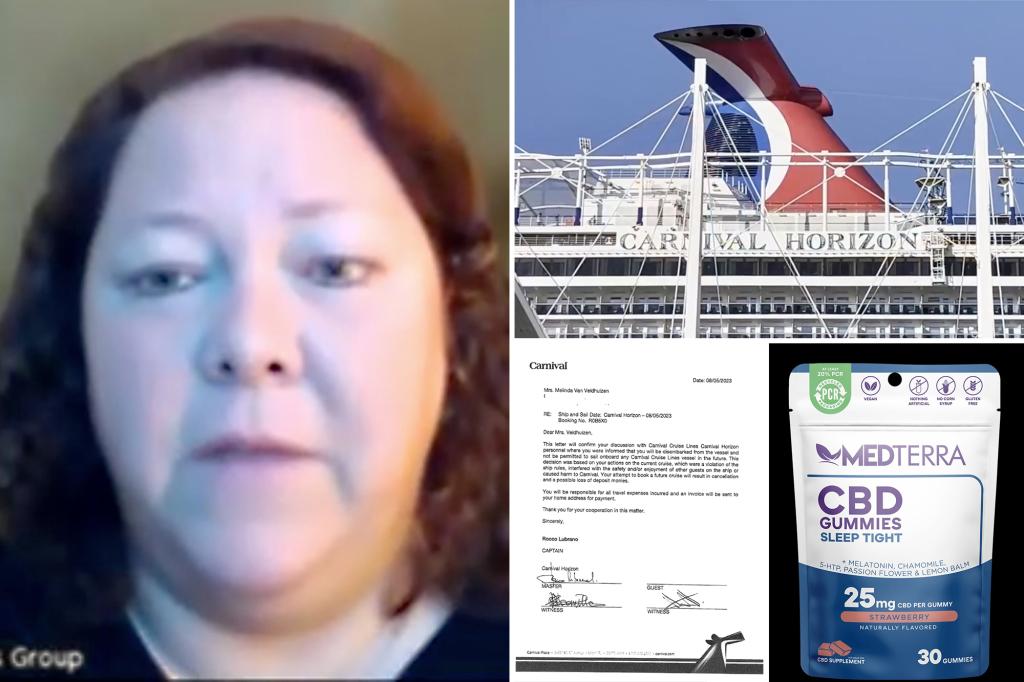Carnival Cruise Line slaps Texas mom with lifetime ban after she brought CBD ‘sleep tight’ gummies on ship