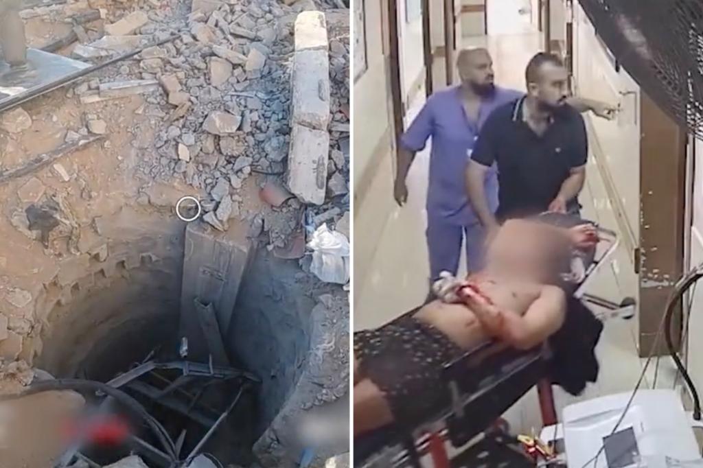 Chilling videos show injured Hamas hostage in al-Shifa hospital on Oct. 7 and the inside of terror tunnel beneath facility