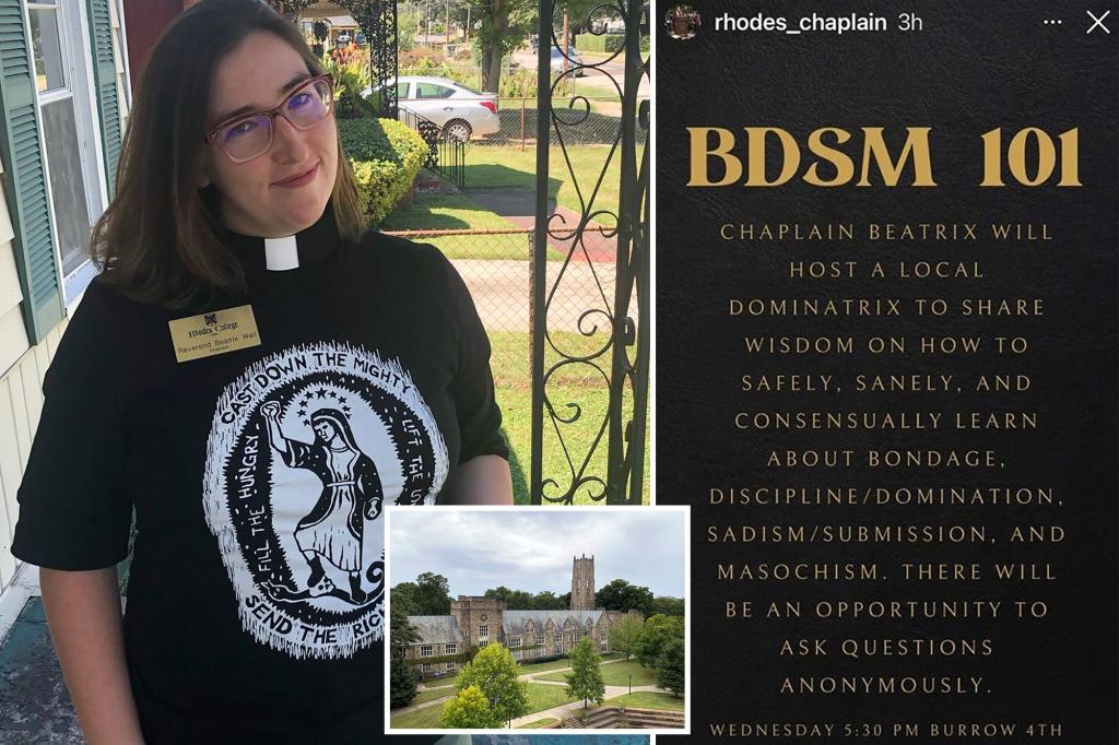 College chaplain under fire for trying to organize BDSM workshop with dominatrix for students