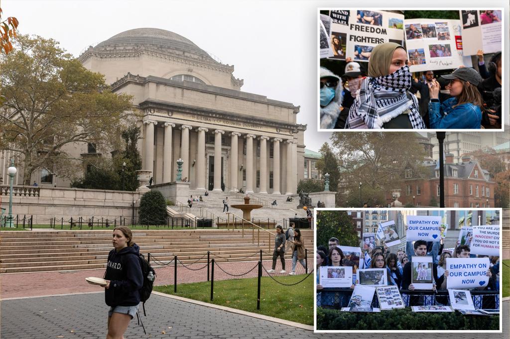 Columbia suspends anti-Israel student groups for ‘threatening rhetoric and intimidation’