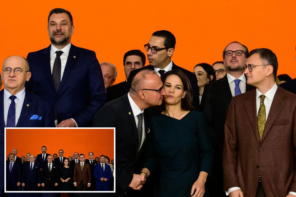 Croatian foreign PM awkwardly tries to kiss German counterpart, shrugs off ensuing backlash