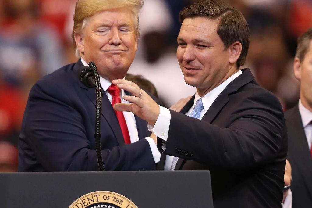 DeSantis rips elderly Trump over age, ex-prez’s camp fires back Ron is suffering ‘mental breakdown’