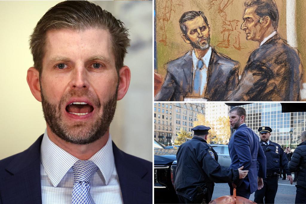 Eric Trump rails against fraud trial, calls it ‘waste of taxpayer money’ after testimony ends
