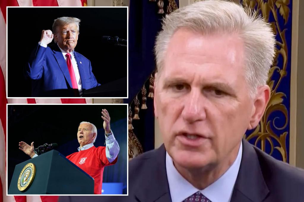 Ex-House Speaker Kevin McCarthy touts Trump as ‘stronger today’ than in 2016, calls Biden ‘weak’