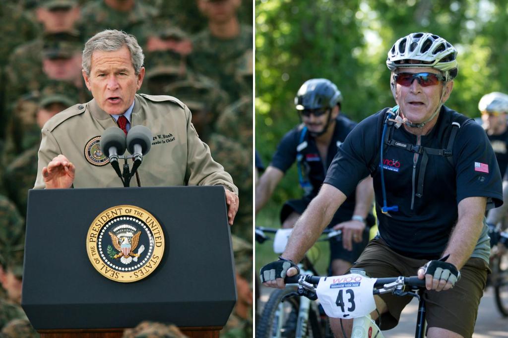 George W. Bush tells Americans to ‘stay positive’ in Veterans Day message as wars rage on