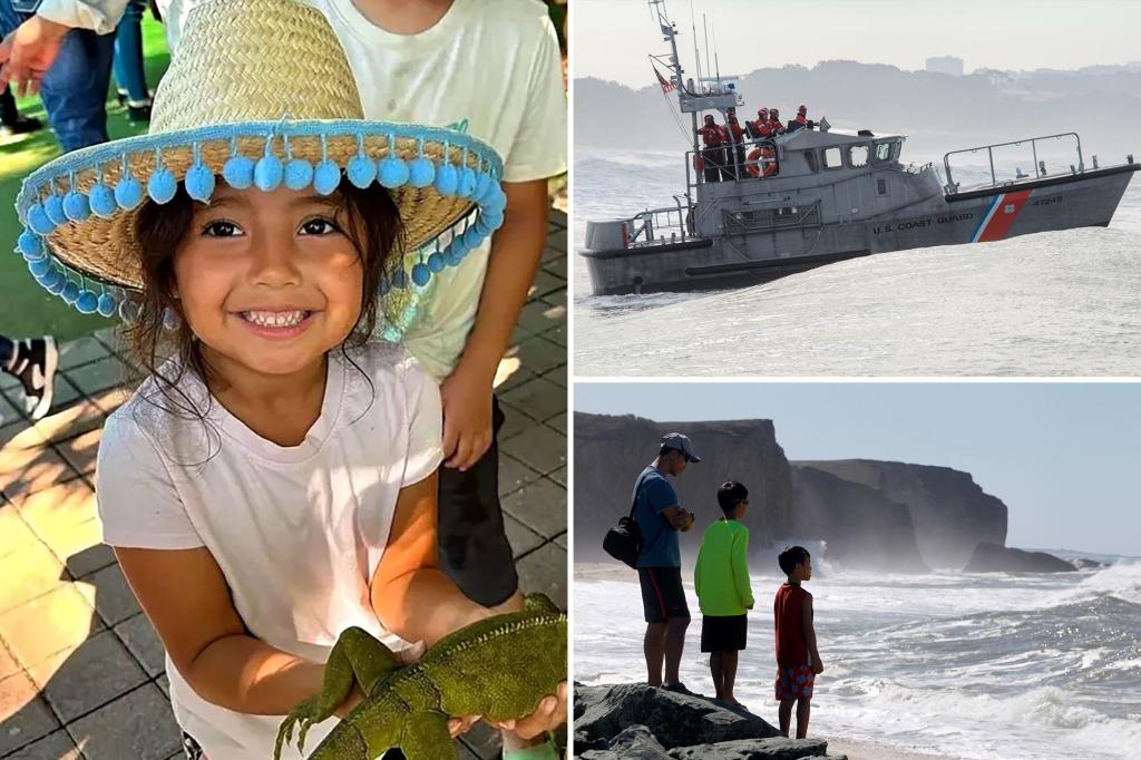 Girl, 5, dies after being swept into Pacific Ocean with grandfather who remains missing